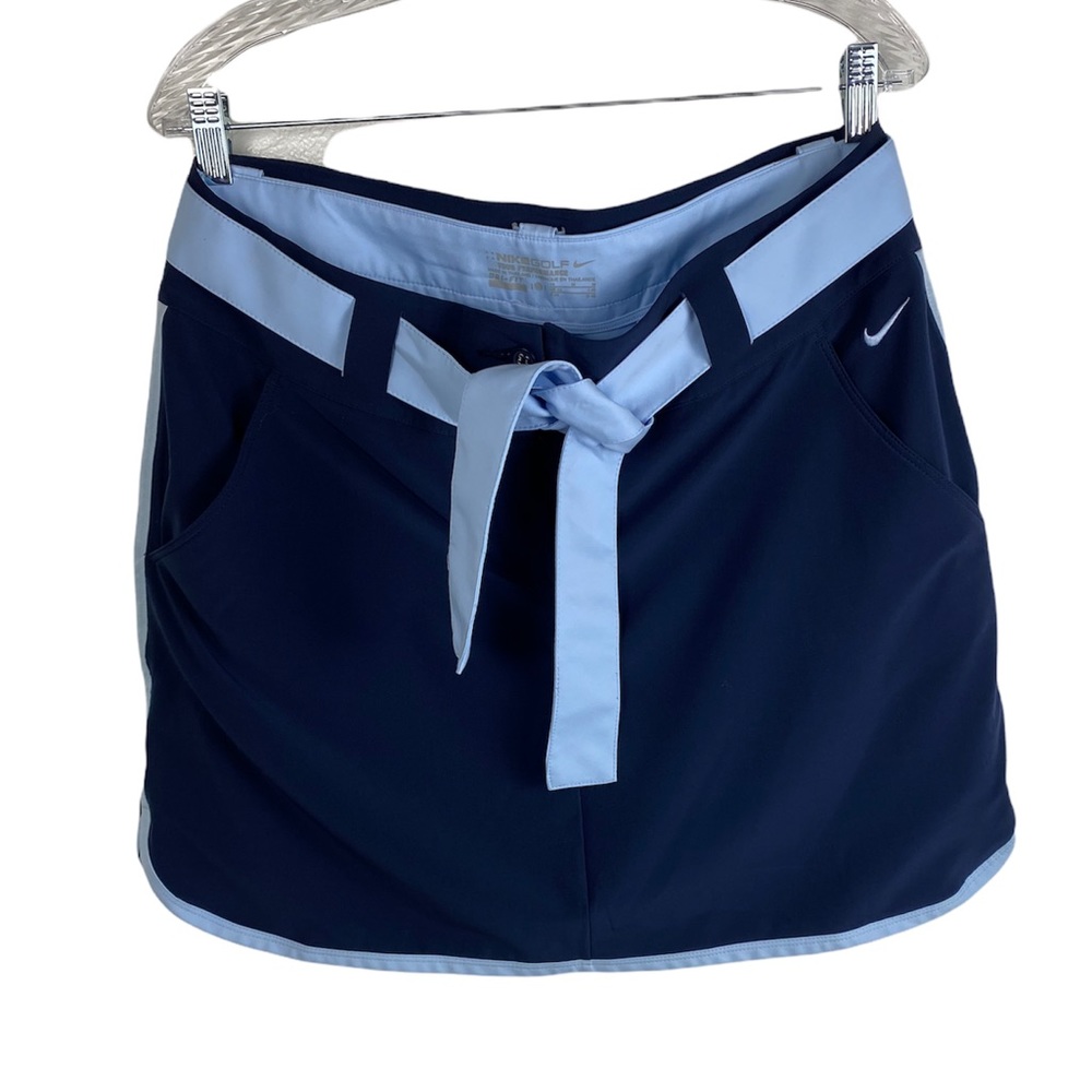 Nike Navy and Light Blue Athletic Skirt